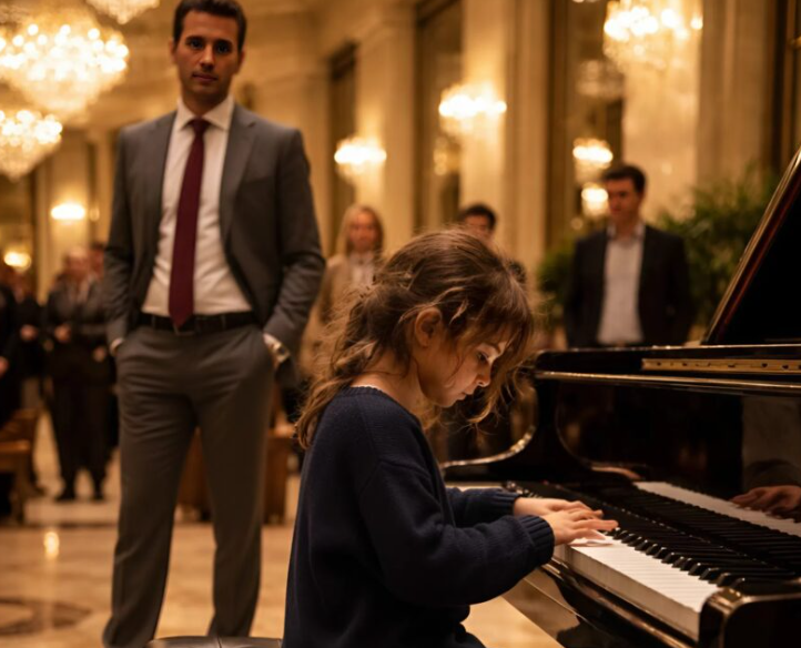 Il milionario derise una bambina senzatetto e disse: “Se sai suonare il ...